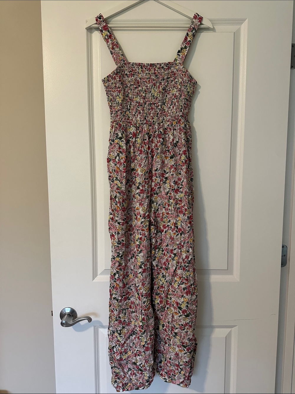 Floral Wide-Leg Jumpsuit - Pink Multi